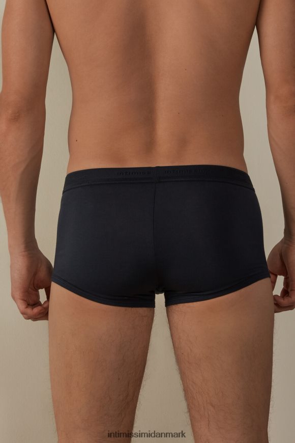Intimissimi stræk supima boxershorts i bomuld med logodetalje Mænd 800a-midnatsblå/midnatsblå undertøj 8DZ4XJ114