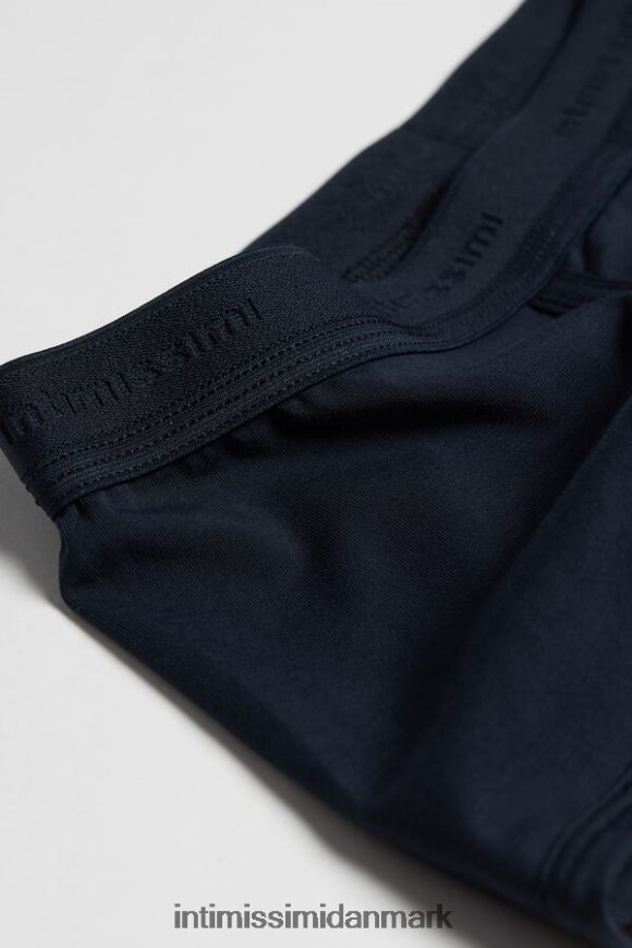 Intimissimi stræk supima boxershorts i bomuld med logodetalje Mænd 800a-midnatsblå/midnatsblå undertøj 8DZ4XJ114