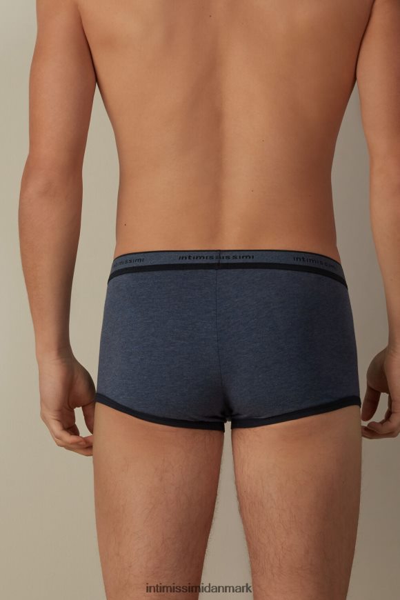 Intimissimi stræk supima boxershorts i bomuld med logodetalje Mænd 845i-denimblå blanding/midnatsblå undertøj 8DZ4XJ84