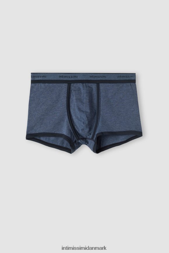 Intimissimi stræk supima boxershorts i bomuld med logodetalje Mænd 845i-denimblå blanding/midnatsblå undertøj 8DZ4XJ84