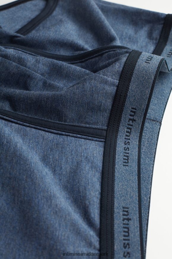 Intimissimi stræk supima boxershorts i bomuld med logodetalje Mænd 845i-denimblå blanding/midnatsblå undertøj 8DZ4XJ84