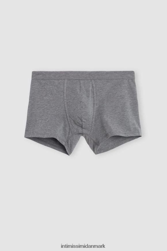 Intimissimi supima bomuldsboksere med løs pasform Mænd 5227-koksgrå melange undertøj 8DZ4XJ138