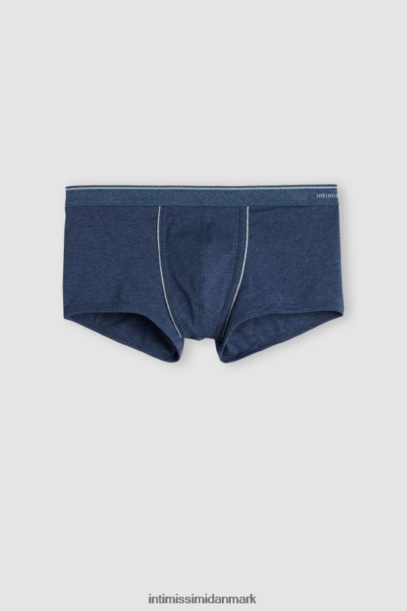 Intimissimi supima bomuldsboksere med synlig linning Mænd 081i-denim blå blanding/lys grå blanding undertøj 8DZ4XJ129