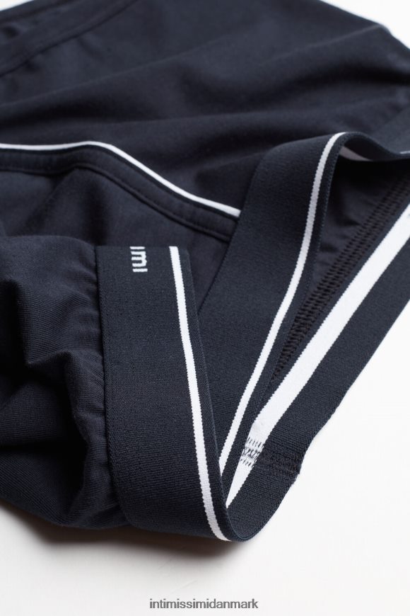 Intimissimi supima bomuldsboksere med synlig linning Mænd 6987-blå/hvid undertøj 8DZ4XJ126
