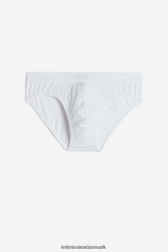 Intimissimi microfiber trusser med logo detalje Mænd 001-hvid undertøj 8DZ4XJ151