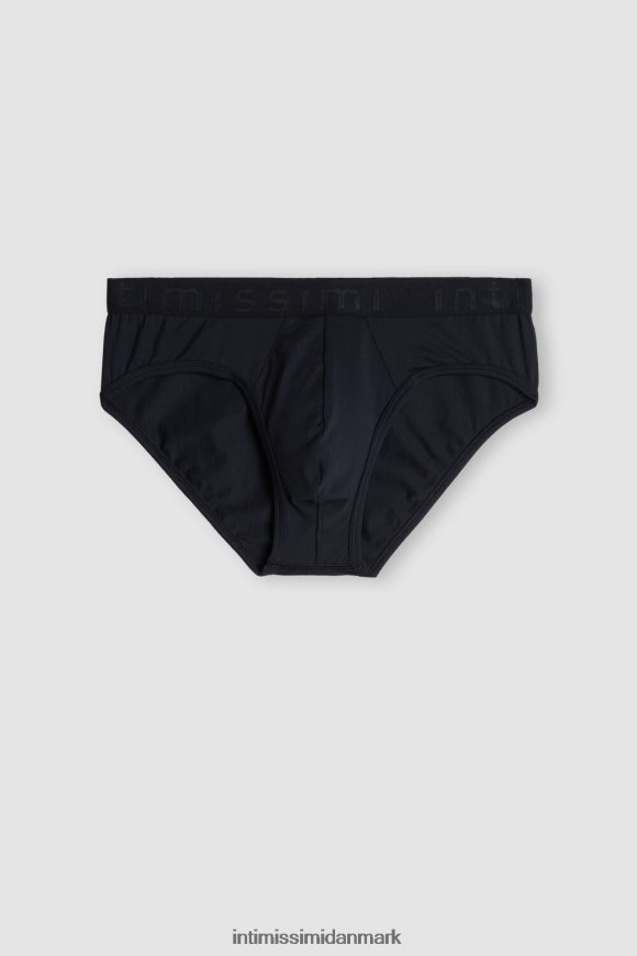 Intimissimi microfiber trusser med logo detalje Mænd 800-midnatsblå undertøj 8DZ4XJ147