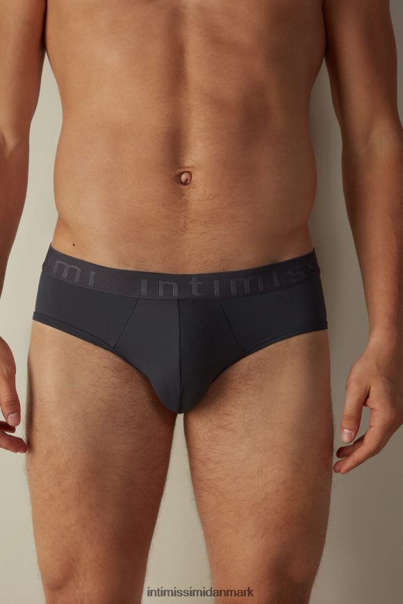 Intimissimi microfiber trusser med logo detalje Mænd 9963-sod grå undertøj 8DZ4XJ131