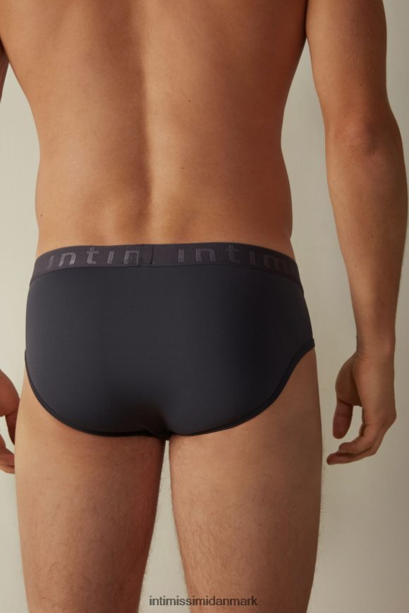 Intimissimi microfiber trusser med logo detalje Mænd 9963-sod grå undertøj 8DZ4XJ131