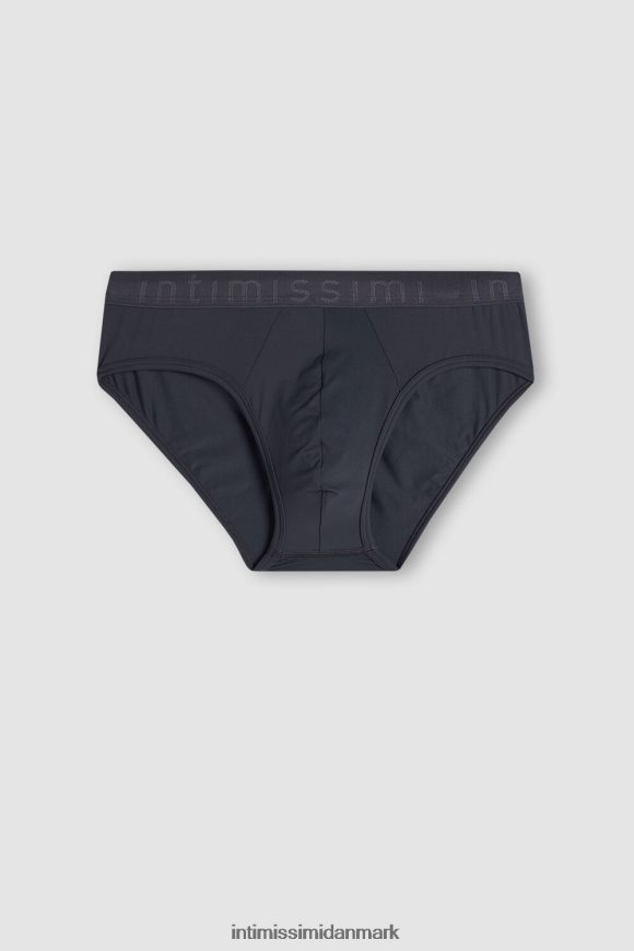 Intimissimi microfiber trusser med logo detalje Mænd 9963-sod grå undertøj 8DZ4XJ131