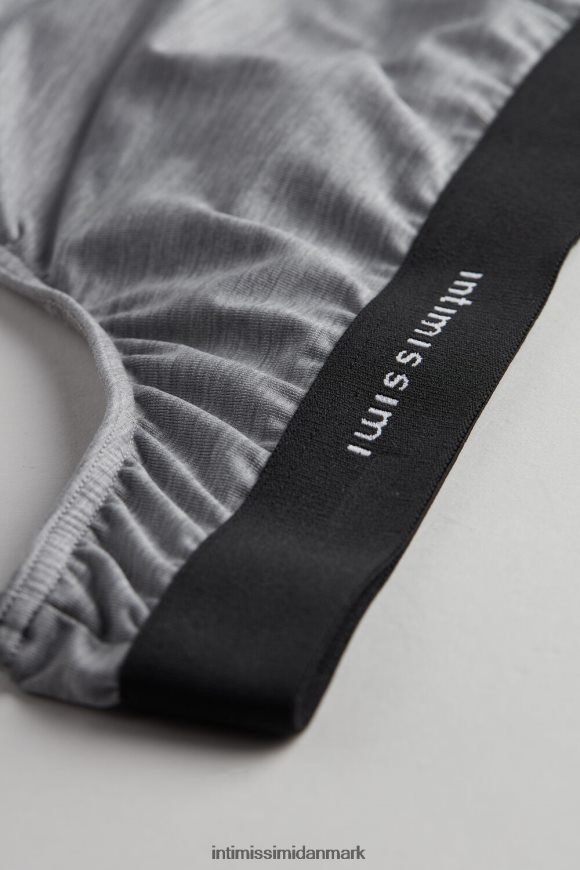 Intimissimi mikrofiberstreng med logodetalje Mænd 9958-lys grå blanding undertøj 8DZ4XJ132