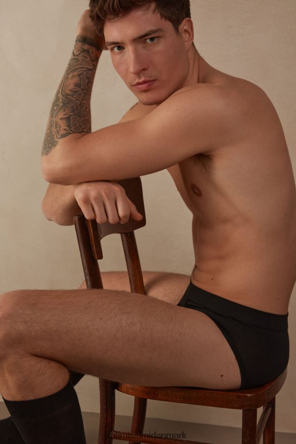 Intimissimi naturlige friske supima bomuldstrusser Mænd 019-sort undertøj 8DZ4XJ33