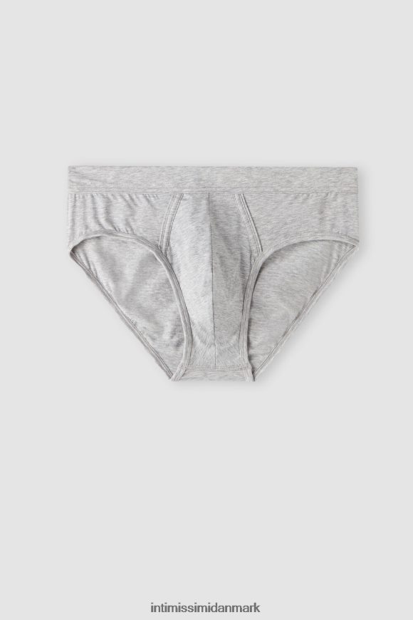 Intimissimi naturlige friske supima bomuldstrusser Mænd 031-lysegrå melange undertøj 8DZ4XJ38