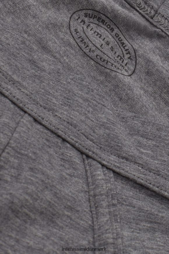 Intimissimi naturlige friske supima bomuldstrusser Mænd 5227-koksgrå melange undertøj 8DZ4XJ30