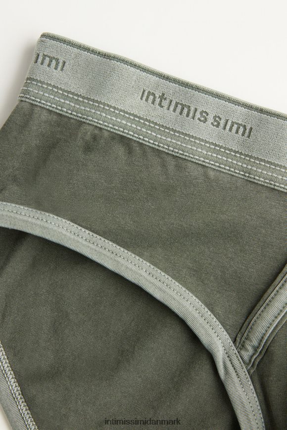 Intimissimi naturlige friske supima bomuldstrusser med logo Mænd 393j-verde bosco del undertøj 8DZ4XJ8