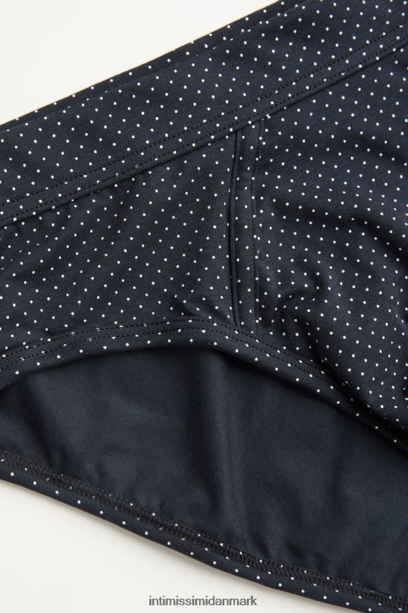 Intimissimi naturlige friske supima mikroprikkede trusser af bomuld Mænd 364j-blu notte st.pois bianco undertøj 8DZ4XJ5