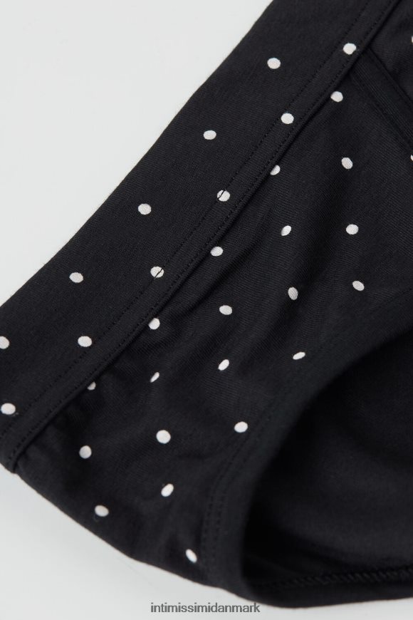 Intimissimi stretch supima bomuldsprikkede trusser Mænd 062j-nero stampa pois undertøj 8DZ4XJ65