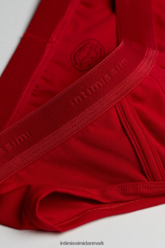 Intimissimi stretch supima bomuldstrusse med logodetalje Mænd 5222-intens rød/rød undertøj 8DZ4XJ99