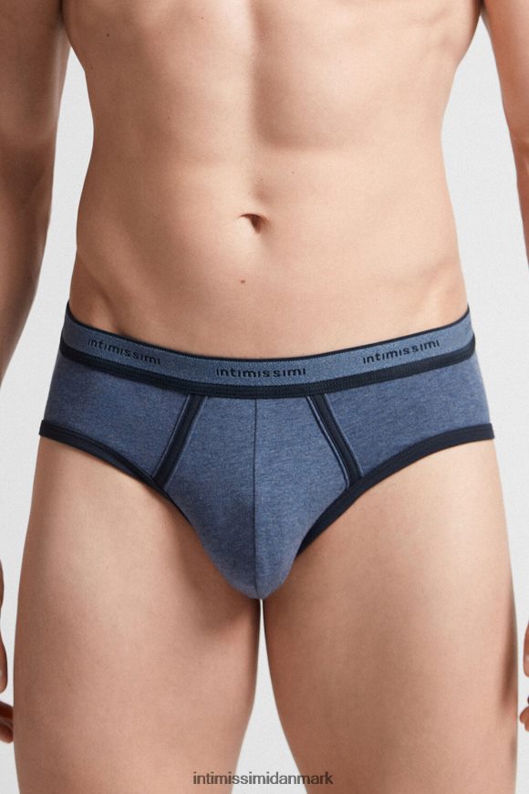 Intimissimi stretch supima bomuldstrusse med logodetalje Mænd 845i-denimblå blanding/midnatsblå undertøj 8DZ4XJ86