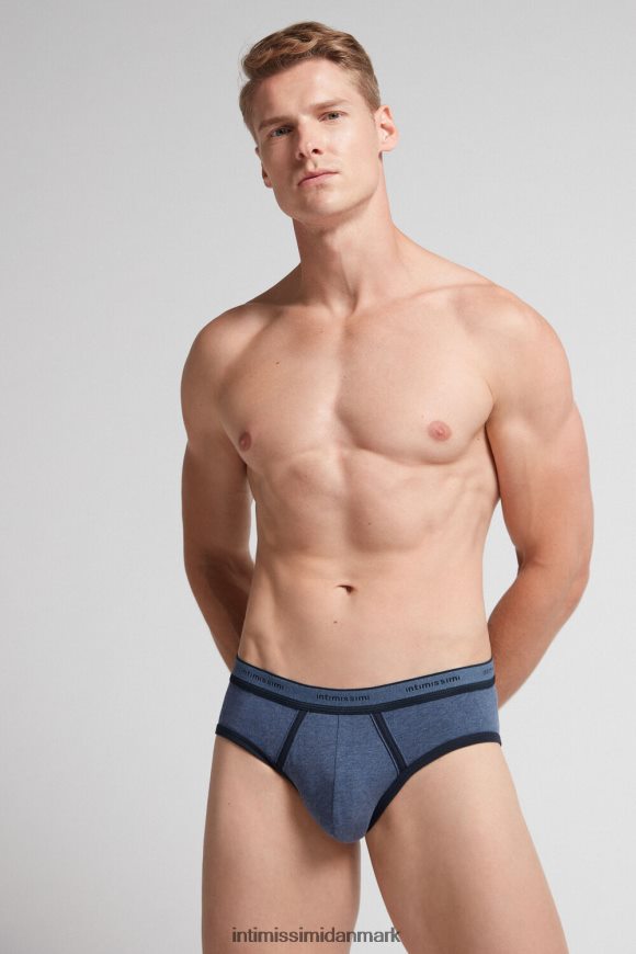 Intimissimi stretch supima bomuldstrusse med logodetalje Mænd 845i-denimblå blanding/midnatsblå undertøj 8DZ4XJ86