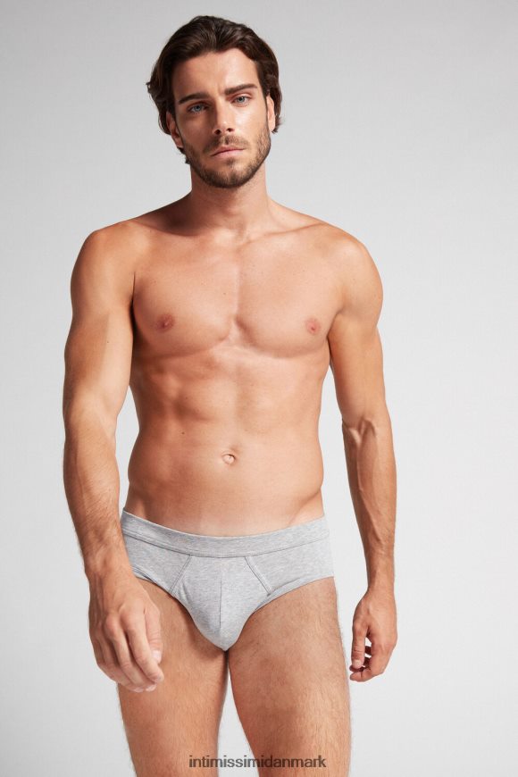 Intimissimi supima bomuldstrusser Mænd 031-lysegrå melange undertøj 8DZ4XJ124