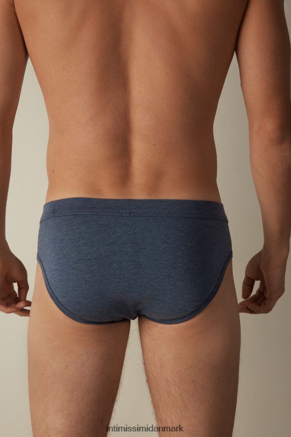 Intimissimi supima bomuldstrusser Mænd 5210-denim blå blanding undertøj 8DZ4XJ135