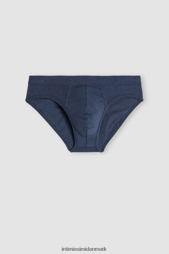 Intimissimi supima bomuldstrusser Mænd 5210-denim blå blanding undertøj 8DZ4XJ135