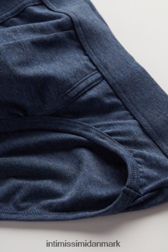 Intimissimi supima bomuldstrusser Mænd 5210-denim blå blanding undertøj 8DZ4XJ135